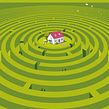 DER SPIEGEL's Money Edition on "Buying a House" . Traditional illustration, Vector Illustration, Editorial Illustration, Editorial Design, and Concept Art project by Lennart Gäbel - 12.01.2021