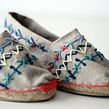Embroidered espadriles. Design, and Embroider project by Raquel Ezquerro (Lanusa) - 12.02.2021