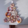 Flowers on tulle embroidery Christmas tree festive idea. Een project van Craft van Olga Prinku - 04.12.2021