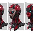 Cybernetic head designs. Ilustração tradicional, Concept Art e Ilustração digital projeto de Abrar Khan - 05.12.2021