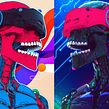 Skullorama. Ilustração tradicional, Concept Art, 3D, Design de personagens 3D, Modelagem 3D e Ilustração digital projeto de Abrar Khan - 05.12.2021