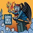 Cartel SALÓN DEL CÓMIC DE VALENCIA 2022. Un proyecto de Ilustración tradicional, Publicidad y Diseño de carteles de Cristina Durán & Miguel Á. Giner Bou - 06.12.2021