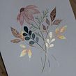 Metallic flowers & leaves . Ilustração tradicional, Artes plásticas, Criatividade, Desenho, Pintura em aquarela, Desenho realista, Desenho artístico, Ilustração botânica e Ilustração naturalista projeto de Lisi - 10.12.2021