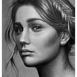 Retrato en Grafito. Un proyecto de Ilustración tradicional, Bellas Artes, Dibujo a lápiz, Dibujo, Dibujo de Retrato, Dibujo realista y Dibujo artístico de Néstor Canavarro - 18.12.2021