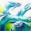 Dragons, Mermaids and other fantasy creatures. Traditional illustration, Character Design, Painting, and Digital Illustration project by Ramona Wultschner - 12.19.2021