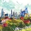 LONDRES, LIBRO DE VIAJE. Ed. Tinta Blanca. Un proyecto de Ilustración tradicional y Sketchbook de Inma Serrano - 23.12.2021