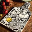 Cutting Board. Ilustração tradicional, e Pintura projeto de Marcelo Anache - 27.12.2021