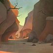 Splash - BG design/Paint. Traditional illustration, Digital Illustration, Concept Art, Portfolio Development, Set Design, Stor, and telling project by Tory Polska - 12.29.2021
