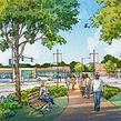 Memphis Comprehensive Plan. Traditional illustration, Architecture, Architectural Illustration, Digital Drawing, Digital Painting, Pencil Drawing, and Watercolor Painting project by JJ Zanetta - 01.01.2022