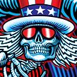 Dead & Company illustration. Un proyecto de Ilustración tradicional, Diseño, Música e Ilustración vectorial de Matt Curtis - 24.08.2016