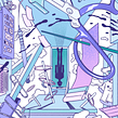 Get to Work. Un projet de Illustration traditionnelle et Illustration numérique de Olivia Fields - 02.05.2019
