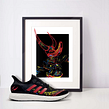 Adidas Speedfactory AM4 ALSACIA boost sneaker. Design, Art Direction, Graphic Design, and Shoe Design project by M.Tony Peralta - 09.09.2019