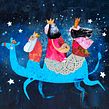 Reyes magos  Ein Projekt aus dem Bereich Traditionelle Illustration, Collage und Design von Figuren von Estrellita Caracol - 05.01.2022