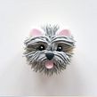 Grey Puppy Cupcake. Een project van  Ontwerp y Craft van Liz Shim - 11.01.2022