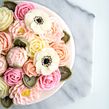 Pretty Floral Cake. Design, e Artesanato projeto de Liz Shim - 11.01.2022
