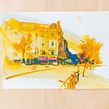 Mein Kursprojekt: Moderne Urban Sketching-Techniken in Mixed Media. Traditional illustration, Painting, Architectural Illustration & Ink Illustration project by Jenny Adam - 01.11.2022