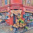 Urban Storefronts Paintings. Un progetto di Illustrazione tradizionale, Pittura gouache, Pittura, Pittura ad acquerello e Belle arti di Mike Thomas - 22.12.2021