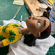 'Hackney Helen' Stop Motion Puppet for an Advert. Un proyecto de Animación, Stop Motion, Diseño de personajes, Costura, Bordado, Publicidad, Diseño, Dirección de arte, Artesanía y Diseño de vestuario de Adeena Grubb - 19.01.2022