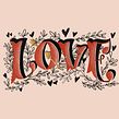 LOVE. Un proyecto de Lettering, Lettering digital, Lettering 3D, H y lettering de Chiara Bacchini - 19.01.2022