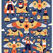 Vista aerea. Traditional illustration, Fine Arts, and Design project by Profe - 01.21.2022
