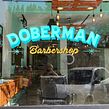 Rótulación Doverman Barber Shop Ein Projekt aus dem Bereich Design, T, pografie, Lettering, Kalligrafie, Werbung und Innendesign von Alina Kiliwa - 21.01.2022