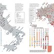 Italian Toponimy. Information Design, Infographics, and Editorial Design project by Marco Giannini - 01.24.2022