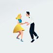 Longines // Tuxedo. Un projet de Publicité, Animation de personnages, Animation 2D , et Animation de Mathieu Maillefer - 25.06.2020