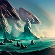 Titan Coast. Un progetto di Illustrazione tradizionale, Arte concettuale e Illustrazione digitale di Carles Marsal - 03.02.2022