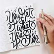 Sketchbook Series: Mantras. Design, Traditional illustration, Pencil Drawing, Drawing, Sketching, Sketchbook, T, pograph, Lettering, H, Lettering, and Creativit project by Joanna Muñoz - 02.04.2022
