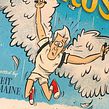 Johnny Knoxville in... "The Flight of Icarus" . Projekt z dziedziny Trad, c, jna ilustracja,  Reklama, Design, Kino, film i telewizja i Projektowanie postaci użytkownika Ed Vill - 05.02.2022