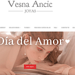 Sitio Web Vesna Ancic Joyas. Digital Marketing, and Advertising project by Paola Díaz Barría - 02.08.2022