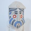 Máscaras de Santiago e Fátima. Un proyecto de Bordado, Diseño de personajes, Diseño de vestuario y Artesanía de Cris y Denís (Twee Muizen) - 04.02.2019