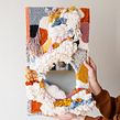 Multi-texture decorative mirror. Un proyecto de Punch needle de Adeline Wang - 09.02.2022