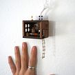 Miniature Insect House. Projekt z dziedziny Obróbka drewna, Design, Trad, c i jna ilustracja użytkownika Evan Lorenzen - 13.02.2022