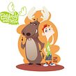EVERYBODYLOVES A MOOSE. Un proyecto de Diseño, Ilustración tradicional, Ilustración vectorial, Diseño de personajes, Diseño gráfico y Diseño de logotipos de Andrea "Criki" Parisi - 17.02.2022