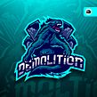 Demolition Esports. Graphic Design, and Vector Illustration project by Moi "Angry" Alxes - 02.20.2022