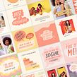 Freedom | Social Media Kit Ein Projekt aus dem Bereich Social Media Design, Social Media, Traditionelle Illustration, Bildung, Marketing, Stor, telling, Sketchbook, Marketing für Instagram, Anatomische Zeichnung und Podcasts von Sparrow & Snow - 21.02.2022