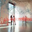 Pink Field, Blue Fog. Un projet de Art textile, Broderie , et Couture de Amanda McCavour - 18.02.2022