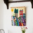 Folk Art Wall Hanging from Rag Rugs, Pillows & More. Arts, Crafts, and Textile Design project by Elspeth Jackson (Ragged Life) - 02.24.2022