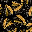 Estampa Bananas Bordadas [Farm Rio]. Un projet de Design , Estampe et Impression textile de Carolê Marques de Andrade - 28.02.2022