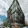 Fachada edificio S2 - Machala, Ecuador. Een project van  Ontwerp, 3D, Architectuur y  3D-modellering van Gabriel Cuenca Espinoza - 24.02.2022