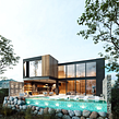 Casa Coir - México  Ein Projekt aus dem Bereich Architektur, Design, 3D, Innendesign, Innenarchitektur, L, schaftsbau und 3-D-Modellierung von Gabriel Cuenca Espinoza - 13.02.2022