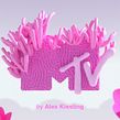 MTV Artist Ident. Animação, Animação 3D, Design de personagens 3D e Ilustração tradicional projeto de Alex Kiesling - 04.03.2022