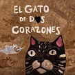 El gato de dos corazones. Traditional illustration, Design, and Graphic Design project by Gerald Espinoza - 03.04.2022