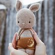 Bunny Pumpkin Ein Projekt aus dem Bereich Design von Figuren, Design, H, werk und Crochet von Elisa Ems-Domenig - 08.03.2022