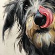 Icha the Deerhound oil painting. Un proyecto de Pintura, Pintura al óleo e Ilustración tradicional de Marcelo Rochá @artrocha - 09.03.2022