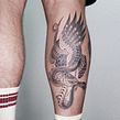 A-MEXICAN EAGLE. Tattoo Design, Traditional illustration, and Design project by Alan Shepard - 03.08.2022