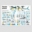 Fish World, LIVE magazine. Un projet de Design , Illustration traditionnelle, Design graphique, Infographie, Design de l'information, Conception éditoriale, Illustration vectorielle, Illustration numérique et Illustration éditoriale de Manuel Bortoletti - 12.03.2022