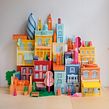 Behind The Scenes - TFL Santander . Un proyecto de Diseño, Ilustración tradicional, Publicidad, Fotografía, Fotografía de estudio, Papercraft, Artesanía y Dirección de arte de Adrian & Gidi - 16.03.2022