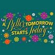 A Better Tomorrow Mural Ein Projekt aus dem Bereich Lettering, Digitale Illustration, Digitales Lettering und Vektorillustration von Alanna Flowers - 17.03.2022